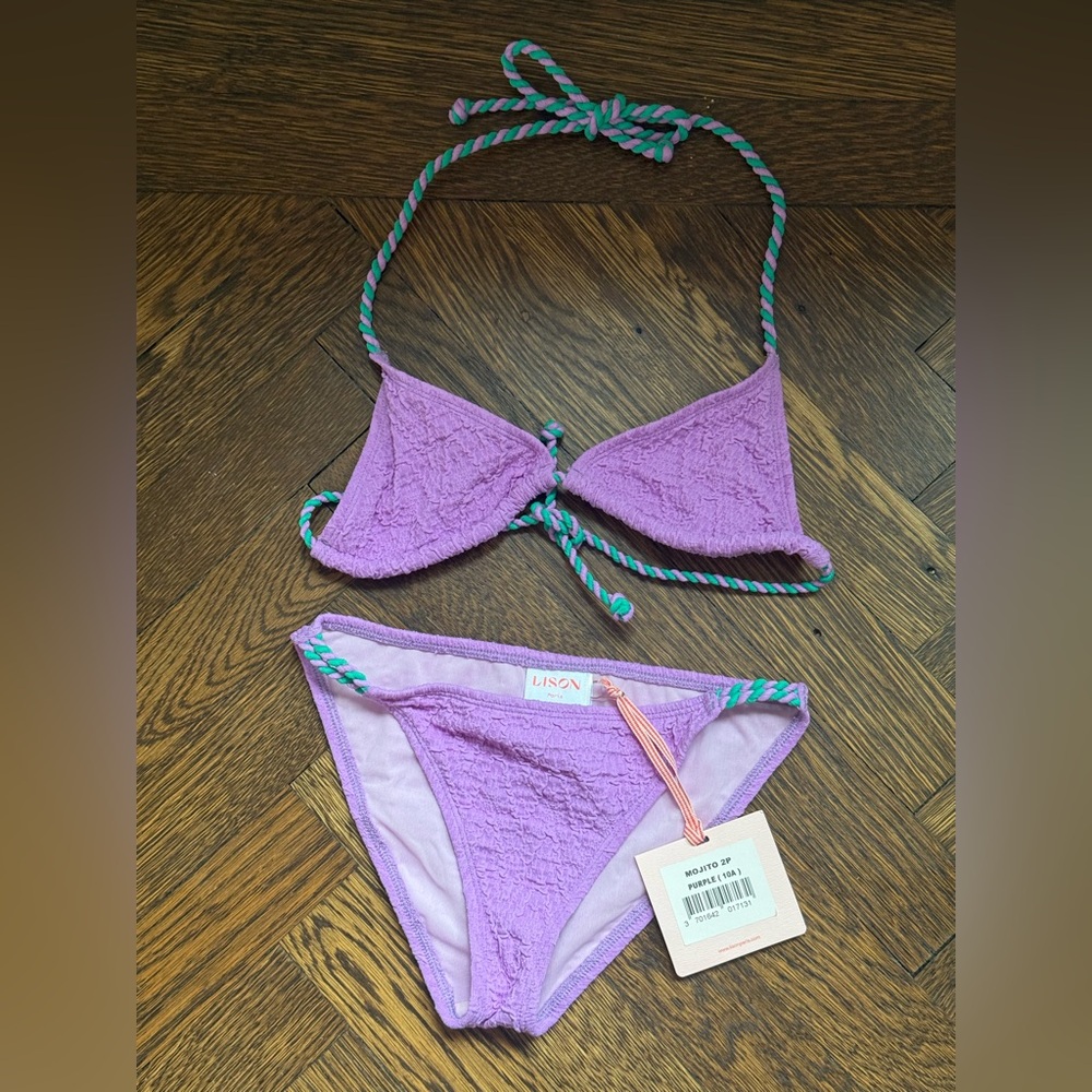 Lux Kids Purple Bikini Set